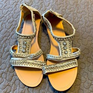 Rhinestone Sandals size 11